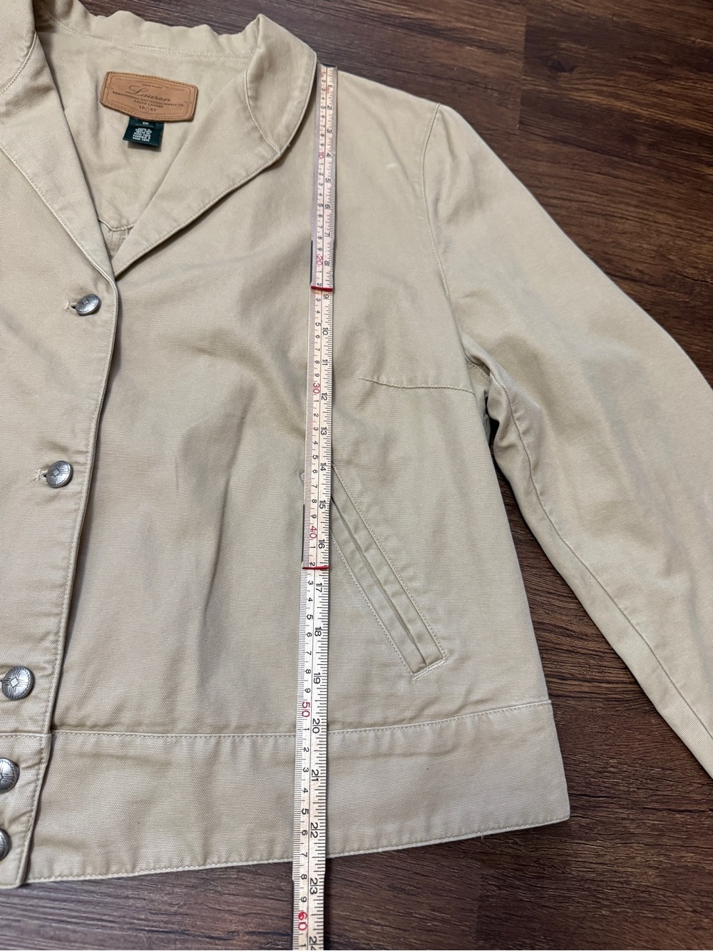 Vintage Lauren Ralph Lauren Embroidered Floral Jacket Women's Plus SZ 1X Western - Picture 13 of 16